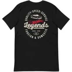 Hot Wheels Customizable Legends Mechanic Black T-Shirt