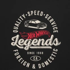 Hot Wheels Customizable Legends Mechanic Black T-Shirt