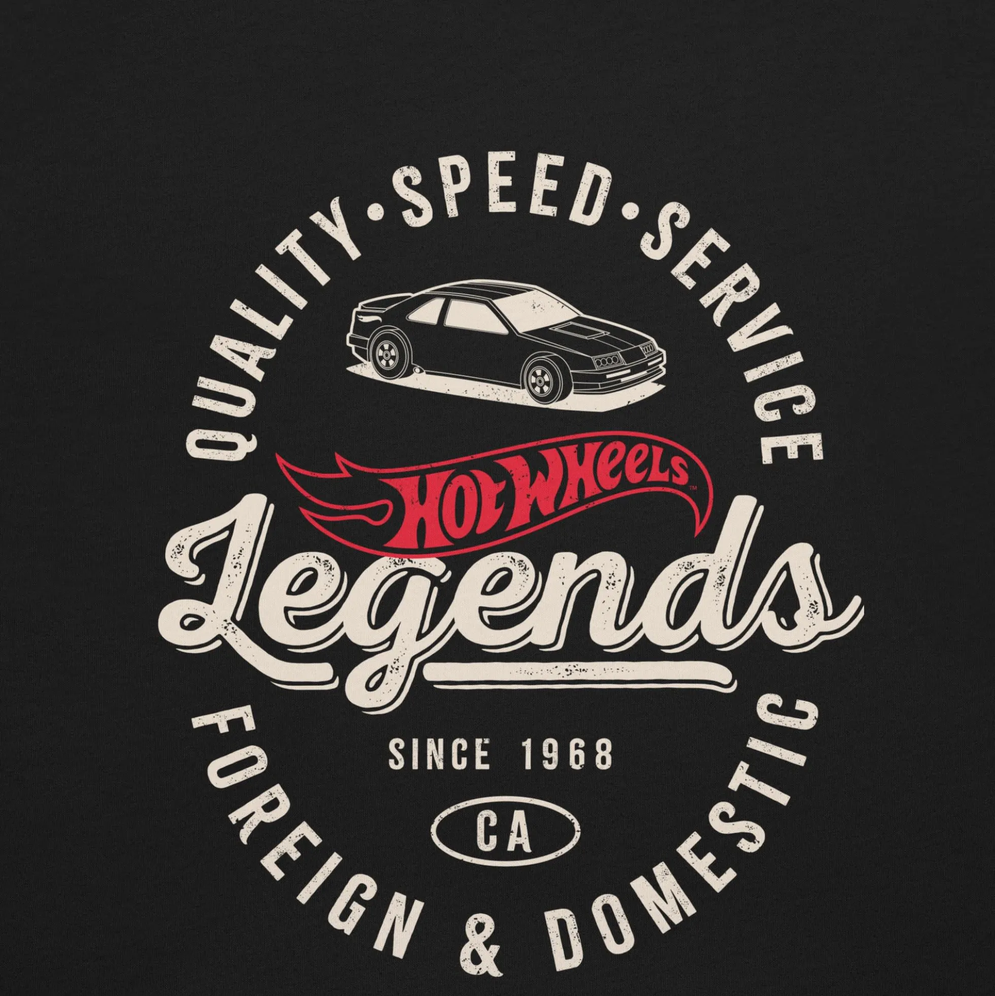 Hot Wheels Customizable Legends Mechanic Black T-Shirt