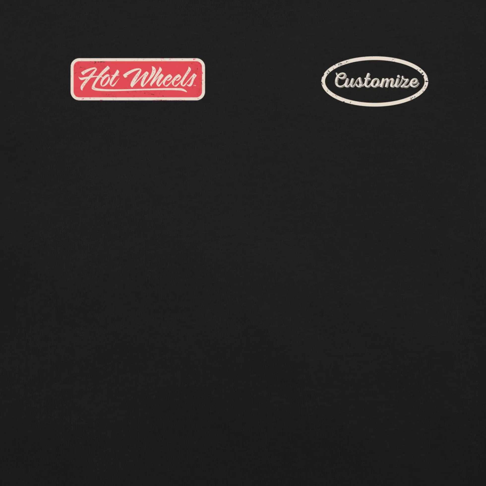 Hot Wheels Customizable Legends Mechanic Black T-Shirt