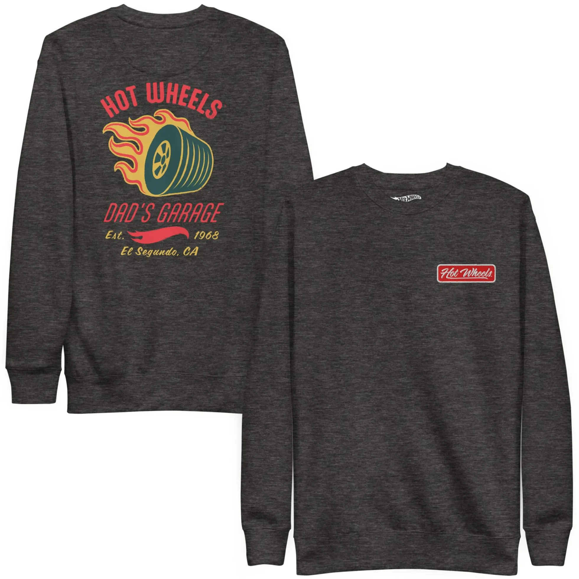 Hot Wheels Dad's Garage Grey Sweatshirt