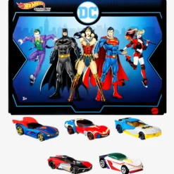 Hot Wheels DC Character Car 5-Pack