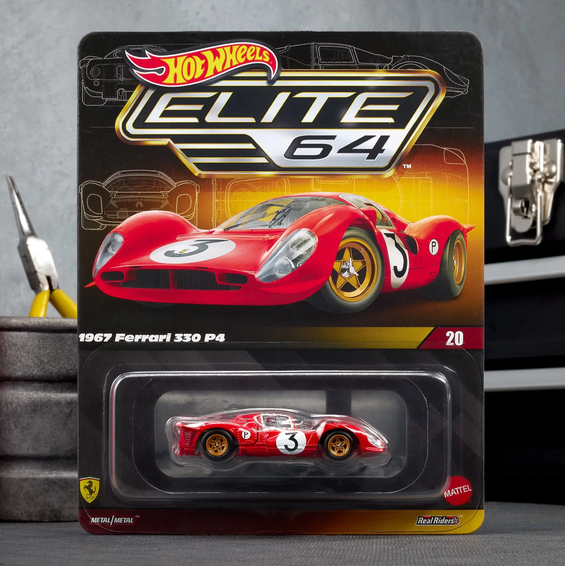 Hot Wheels Elite 64 1967 Ferrari 330 P4