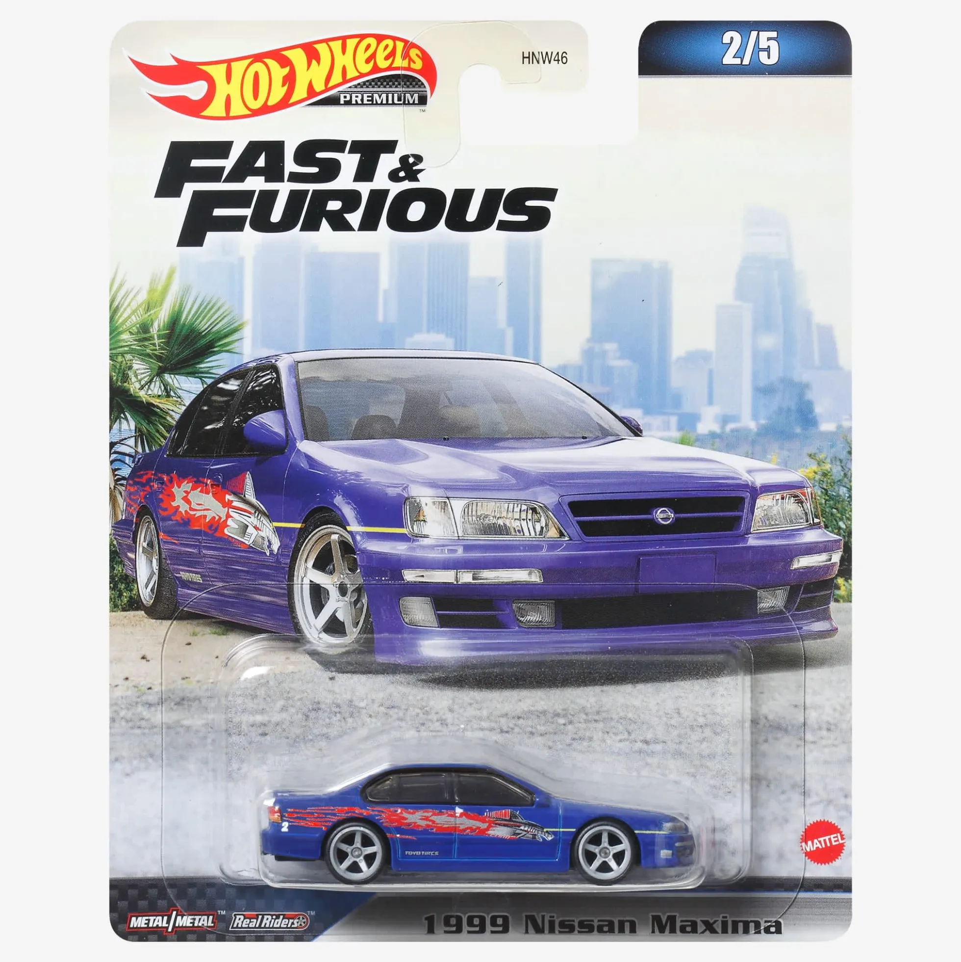 Hot Wheels Fast & Furious Collector Cars, 1999 Nissan Maxima