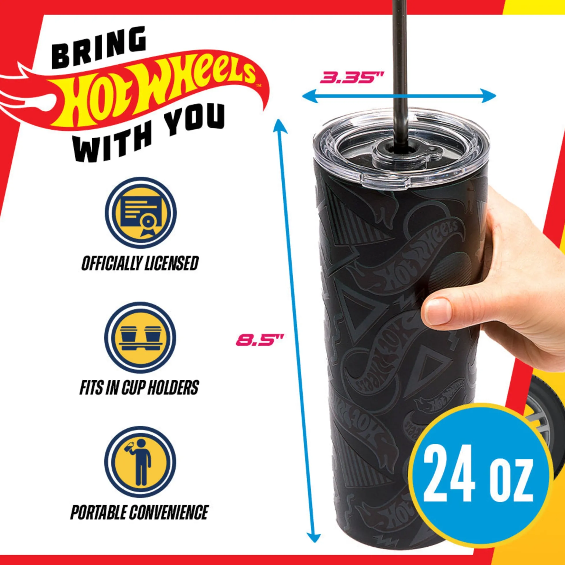 Hot Wheels™ Finish Line Tumbler - 24 oz