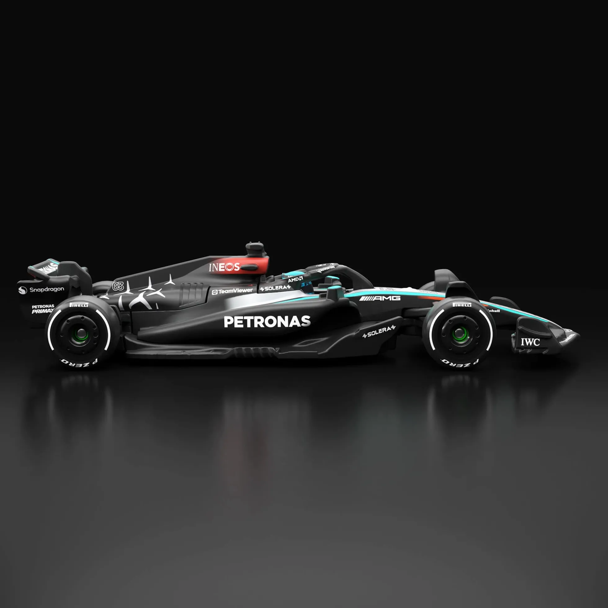 Hot Wheels F1 Series: 2024 Mercedes-AMG PETRONAS Formula One Team W15 Car #63
