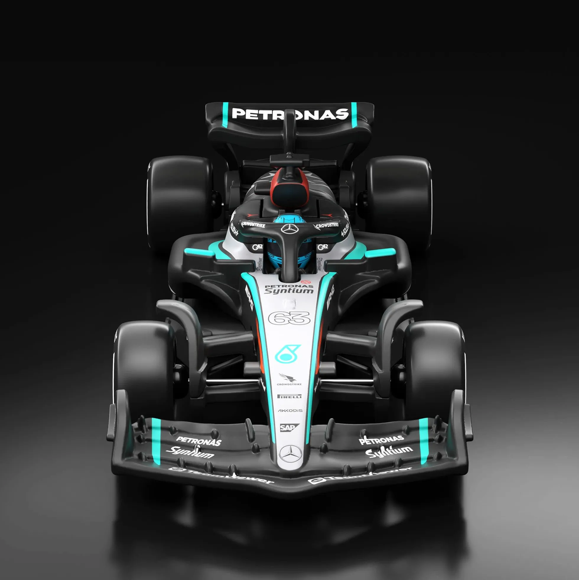 Hot Wheels F1 Series: 2024 Mercedes-AMG PETRONAS Formula One Team W15 Car #63