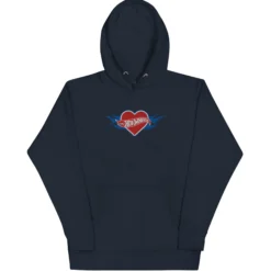 Hot Wheels Heart with Flame Hoodie