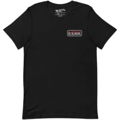 Hot Wheels High Performance Racing Embroidered Black T-Shirt
