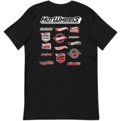Hot Wheels High Performance Racing Embroidered Black T-Shirt