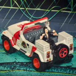 Hot Wheels Jurassic Park Jeep Wrangler & Dr. Ian Malcolm