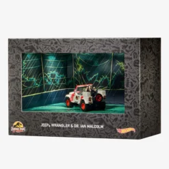 Hot Wheels Jurassic Park Jeep Wrangler & Dr. Ian Malcolm