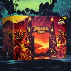 Hot Wheels Jurassic Park Jeep Wrangler & Dr. Ian Malcolm