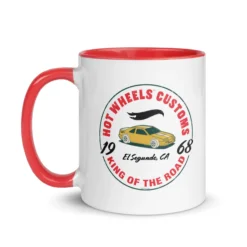 Hot Wheels King of the Road White Mug