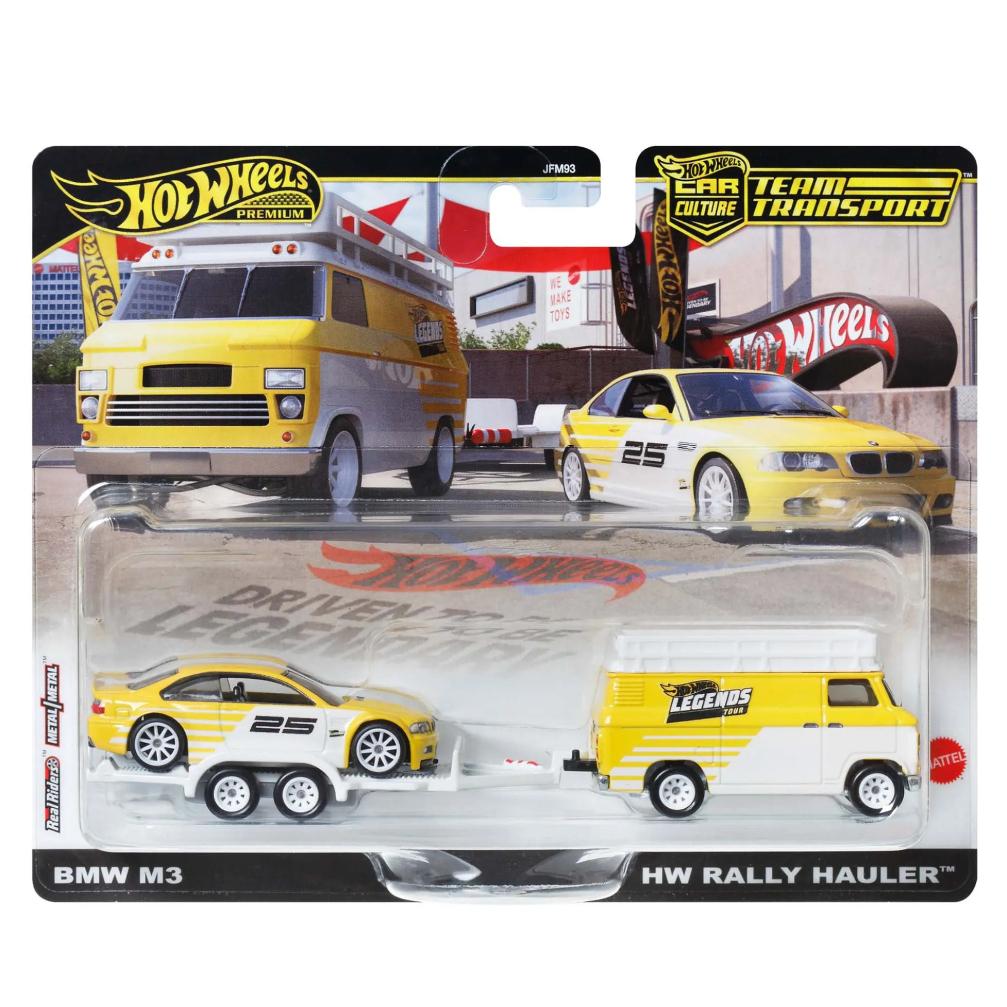 Hot Wheels Legends Tour Team Transport 2-Pack Hauler & Car