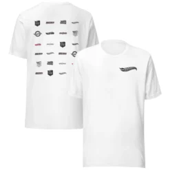 Hot Wheels Logos White T-Shirt