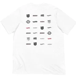 Hot Wheels Logos White T-Shirt