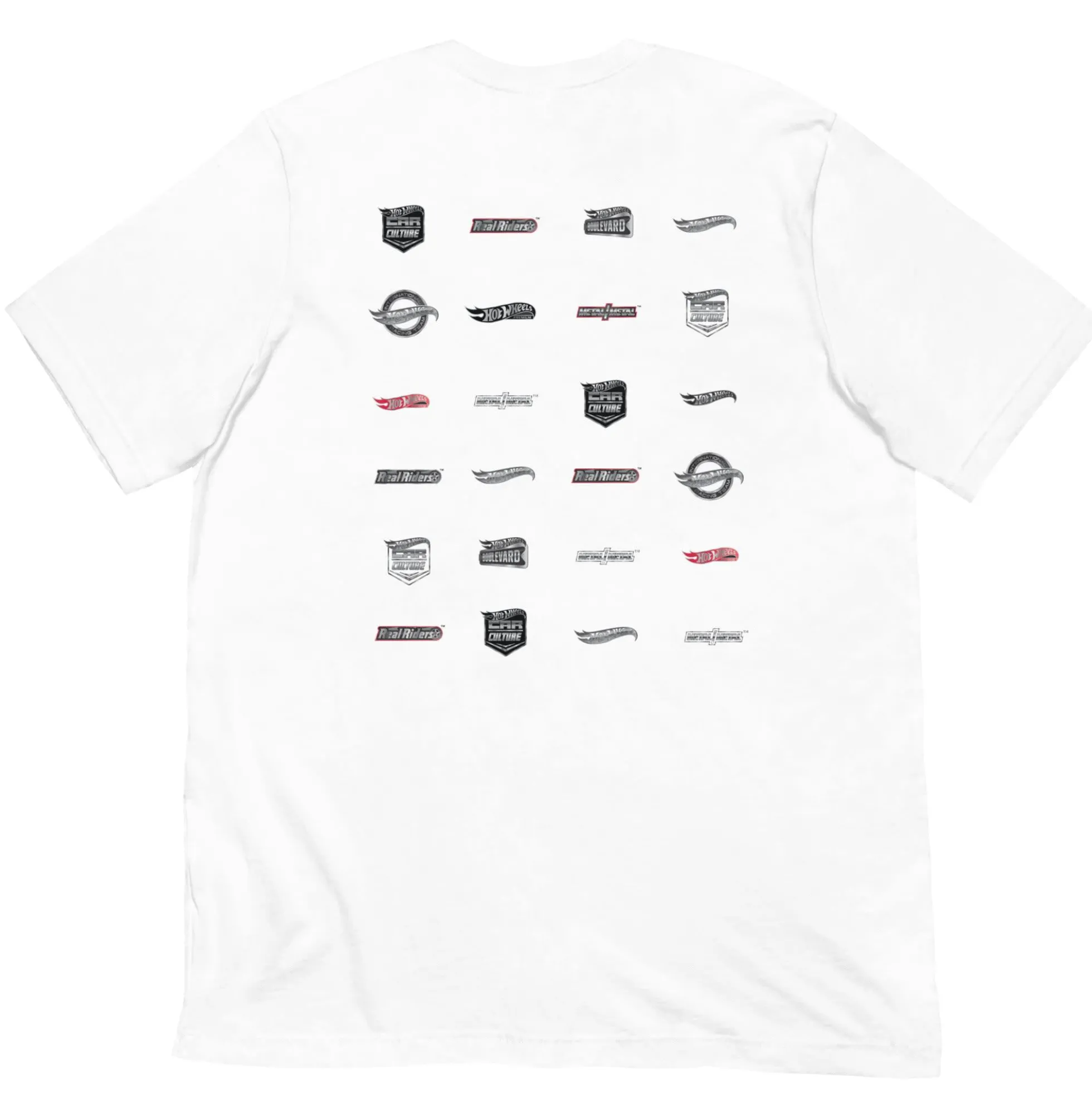 Hot Wheels Logos White T-Shirt