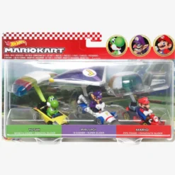 Hot Wheels Mario Kart Character Cars 3-Pack