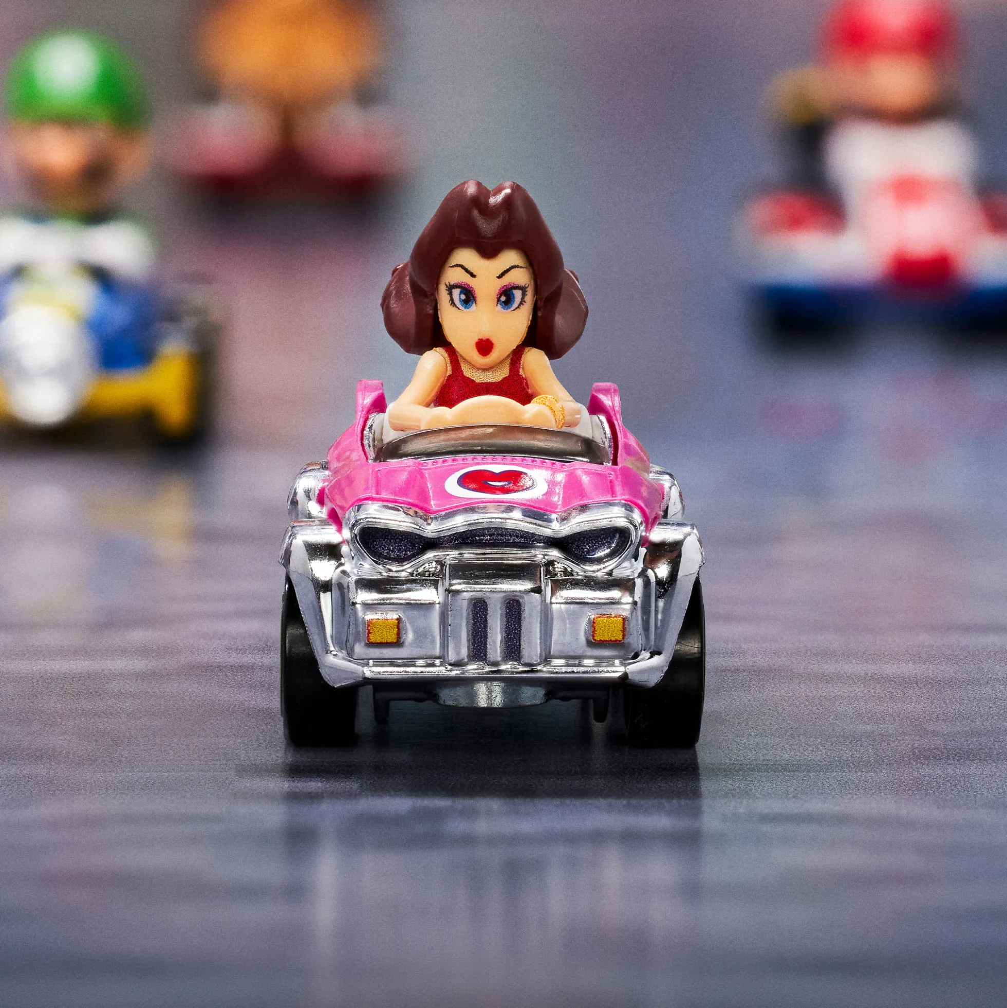 Hot Wheels Mario Kart Pauline Vehicle
