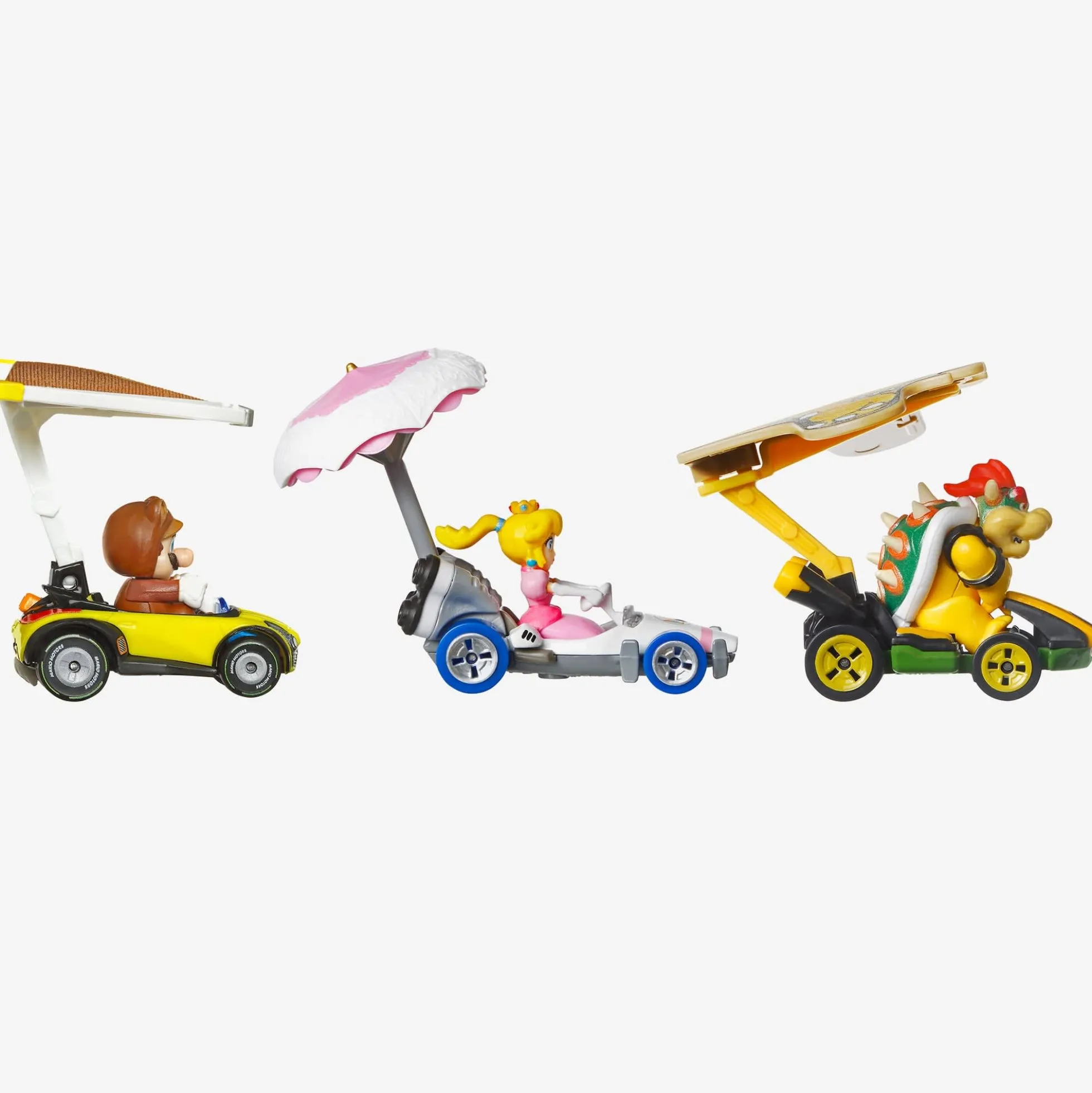 Hot Wheels MARIOKART Vehicle + Glider, Set of 3