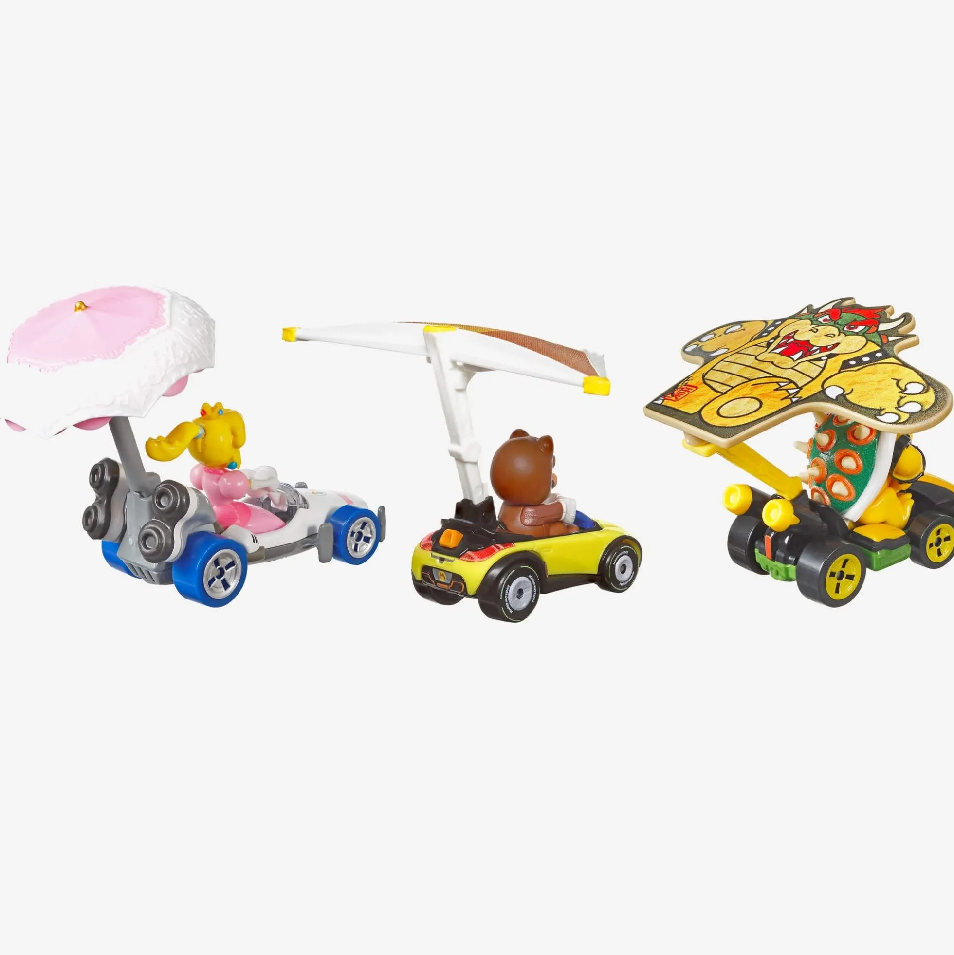 Hot Wheels MARIOKART Vehicle + Glider, Set of 3