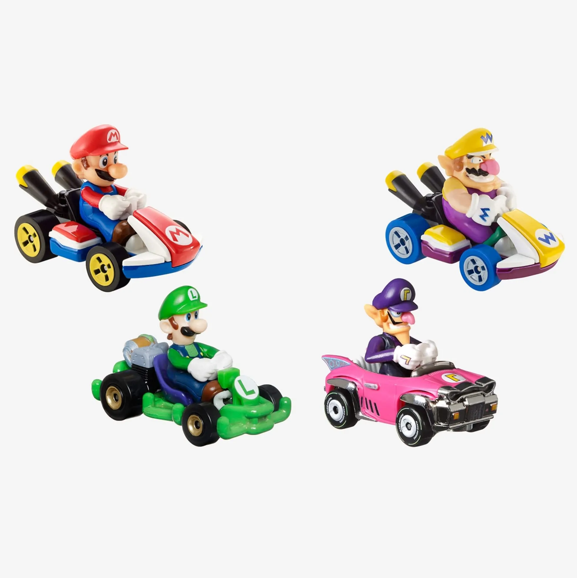 Hot Wheels Mario Kart Vehicles 4-Pack