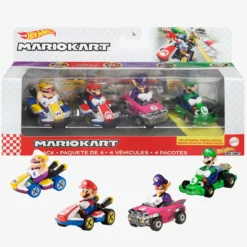 Hot Wheels Mario Kart Vehicles 4-Pack