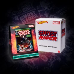 Hot Wheels MARVEL Ghost Rider Motorcycle & Figure Collectible