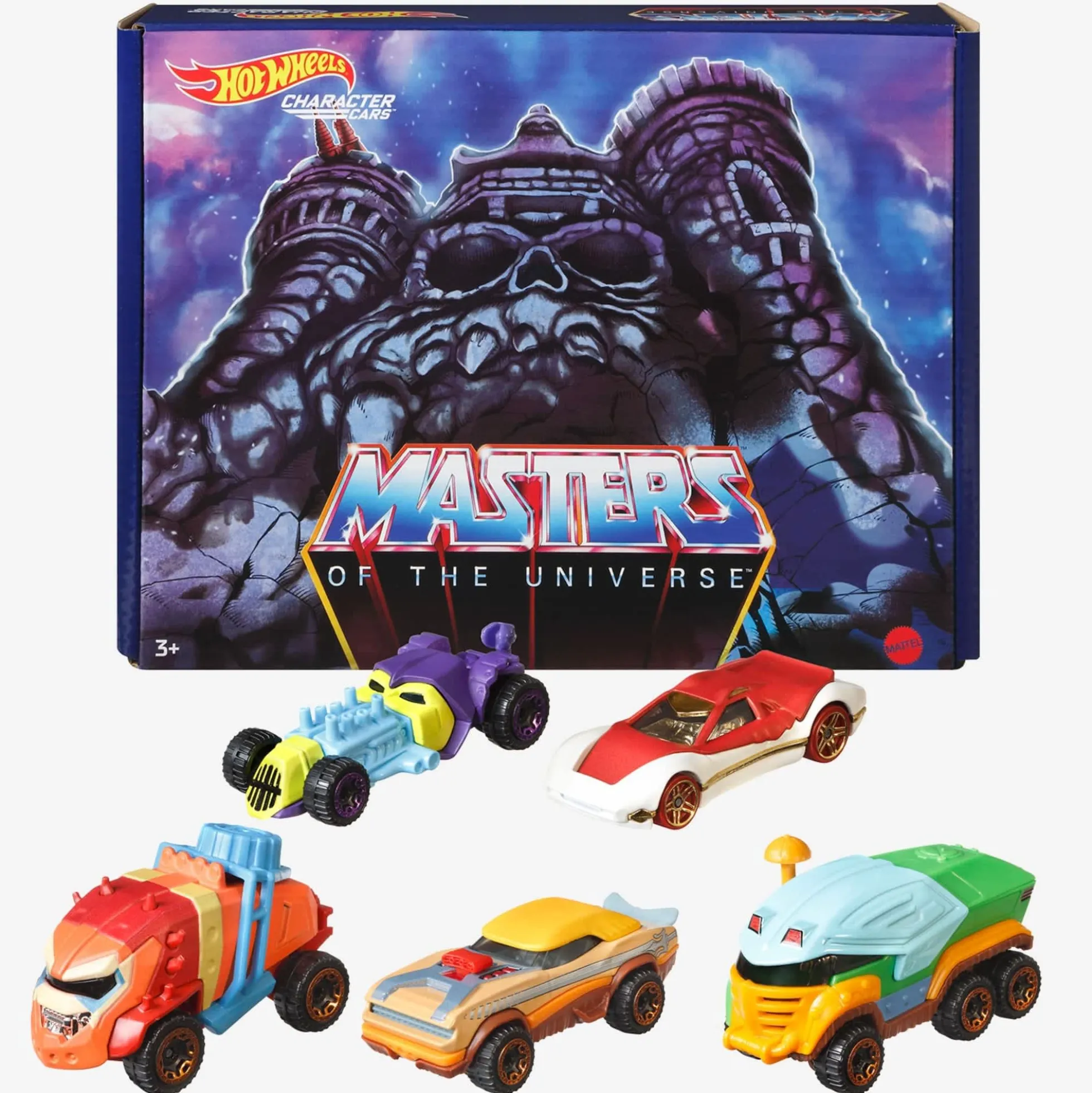 Hot Wheels Masters of the Universe Character Cars 5-Pack