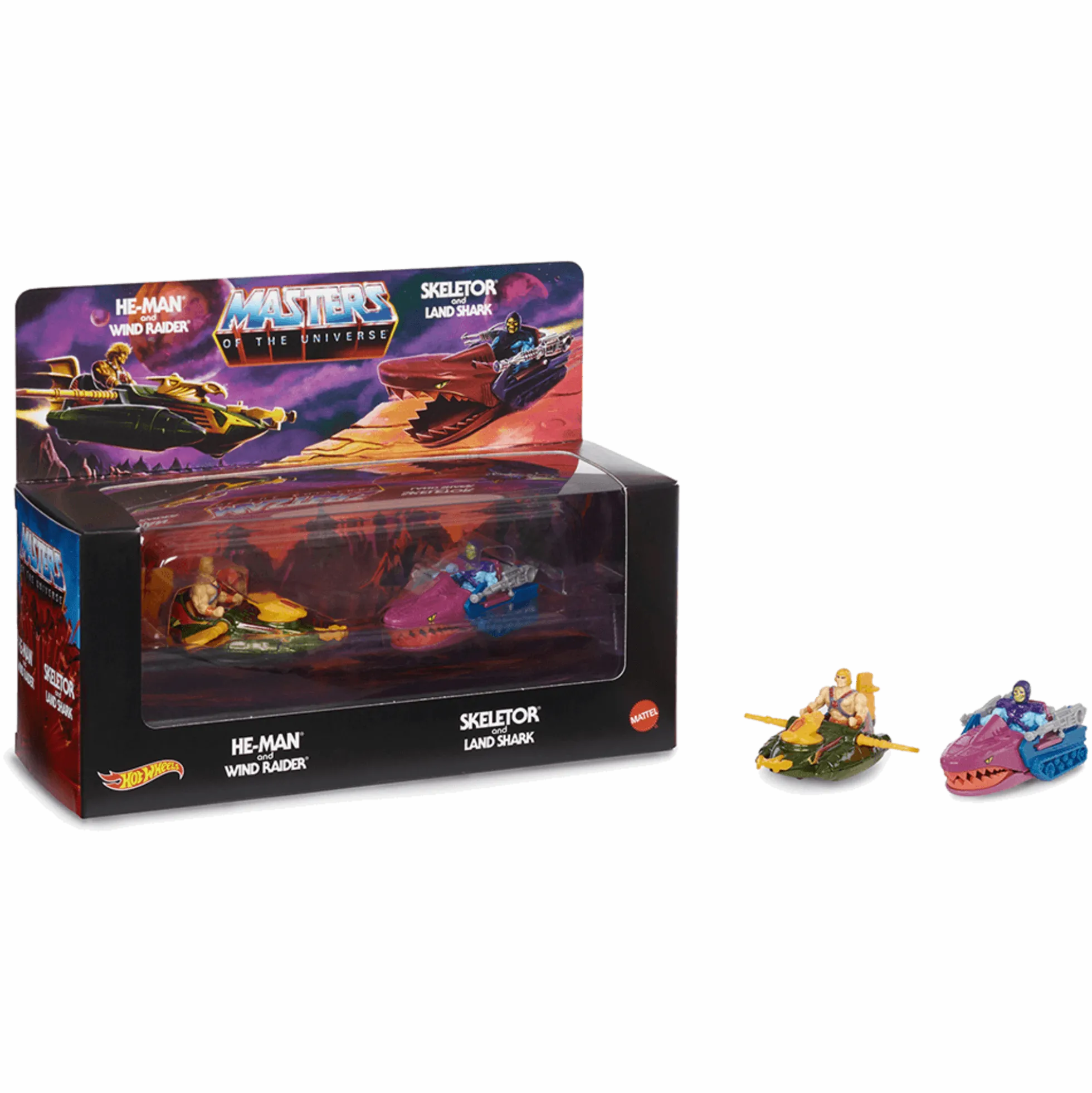 Hot Wheels Masters of the Universe Wind Raider vs. Land Shark