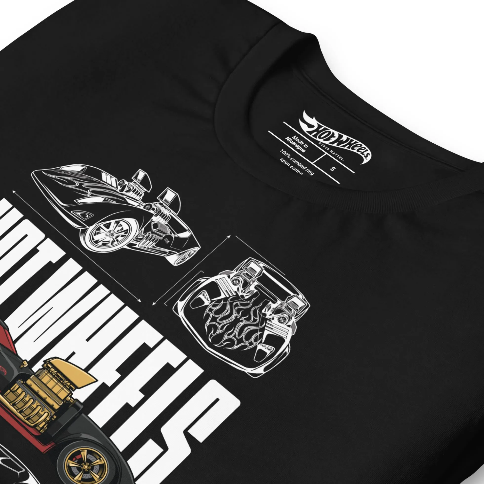 Hot Wheels Nothing Less than Legendary Black T-Shirt