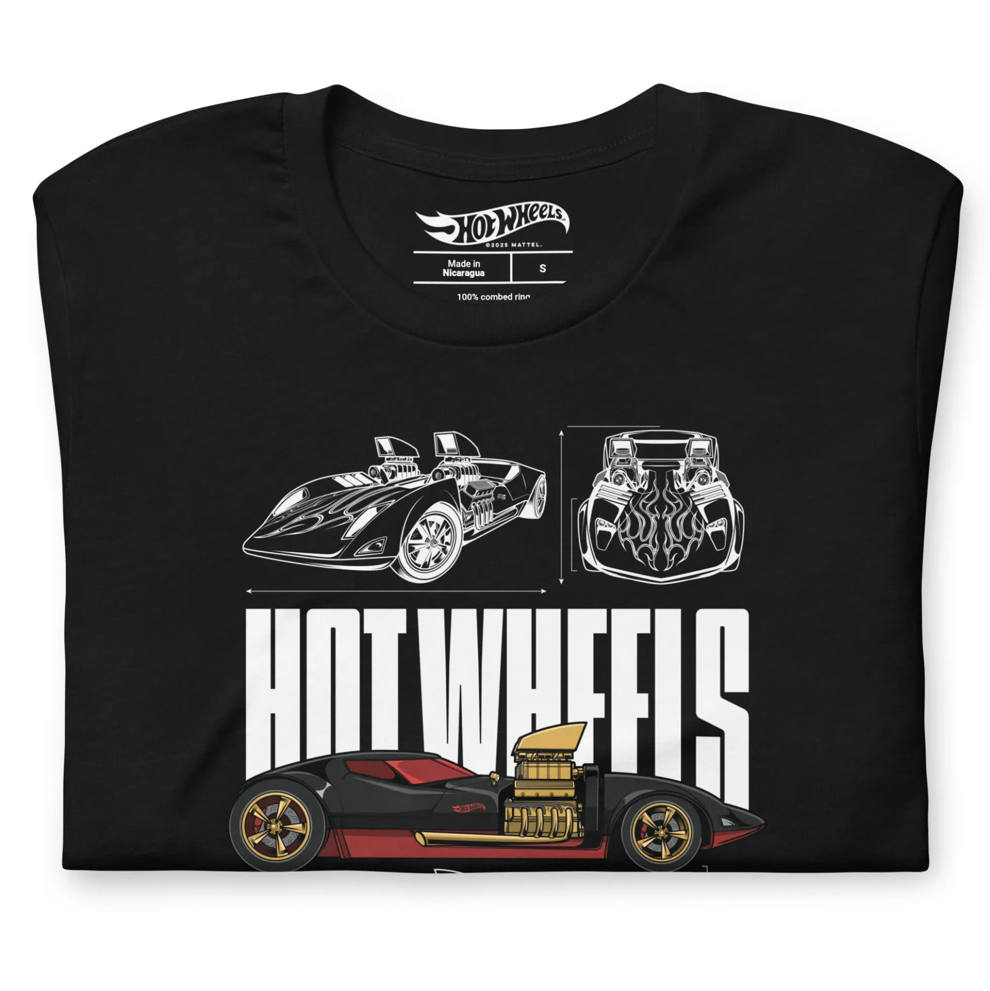 Hot Wheels Nothing Less than Legendary Black T-Shirt