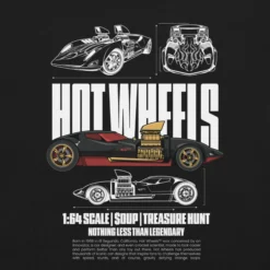 Hot Wheels Nothing Less than Legendary Black T-Shirt