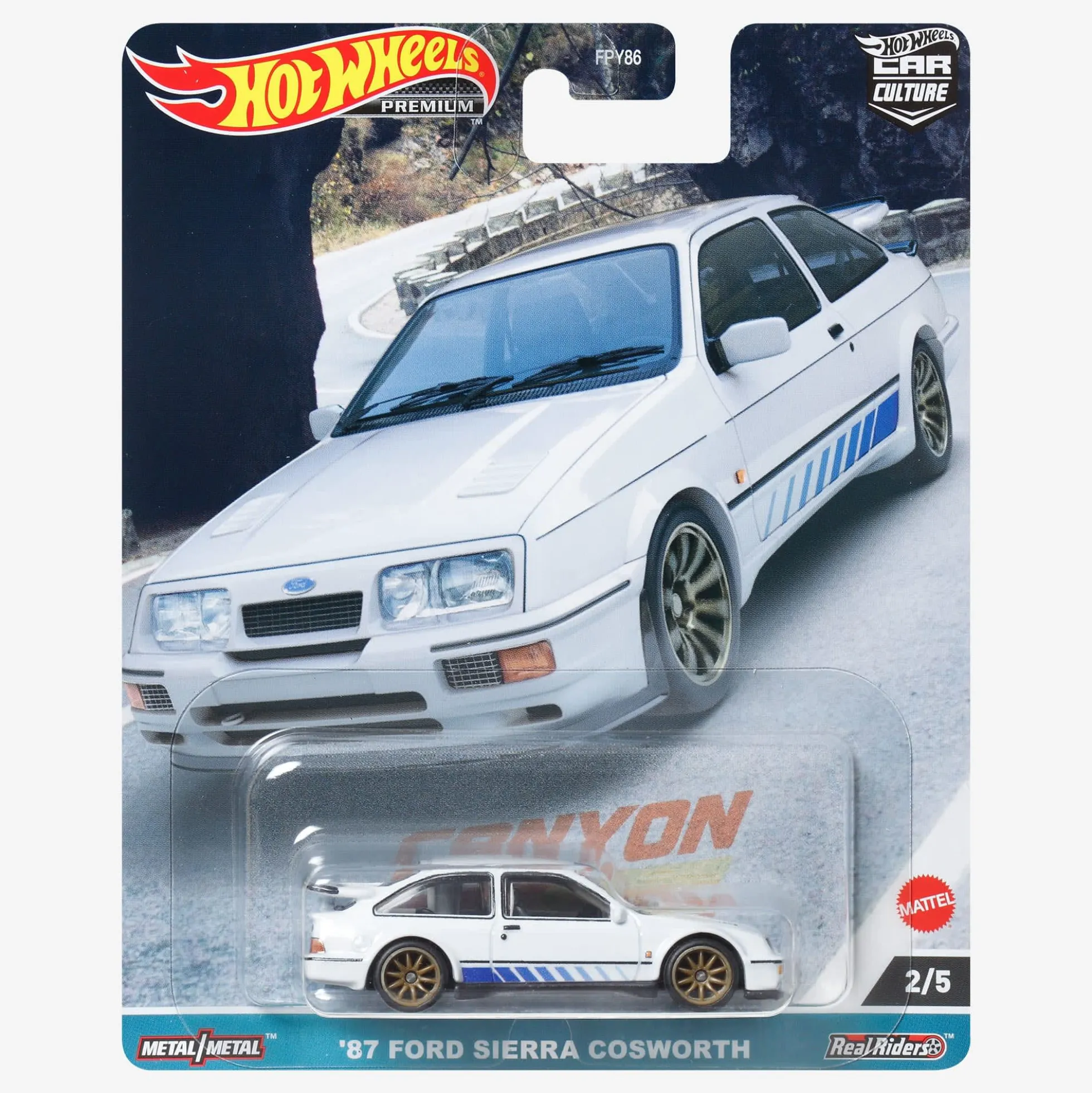 Hot Wheels Premium Car Culture Canyon Warriors – Ford Sierra RS Cosworth
