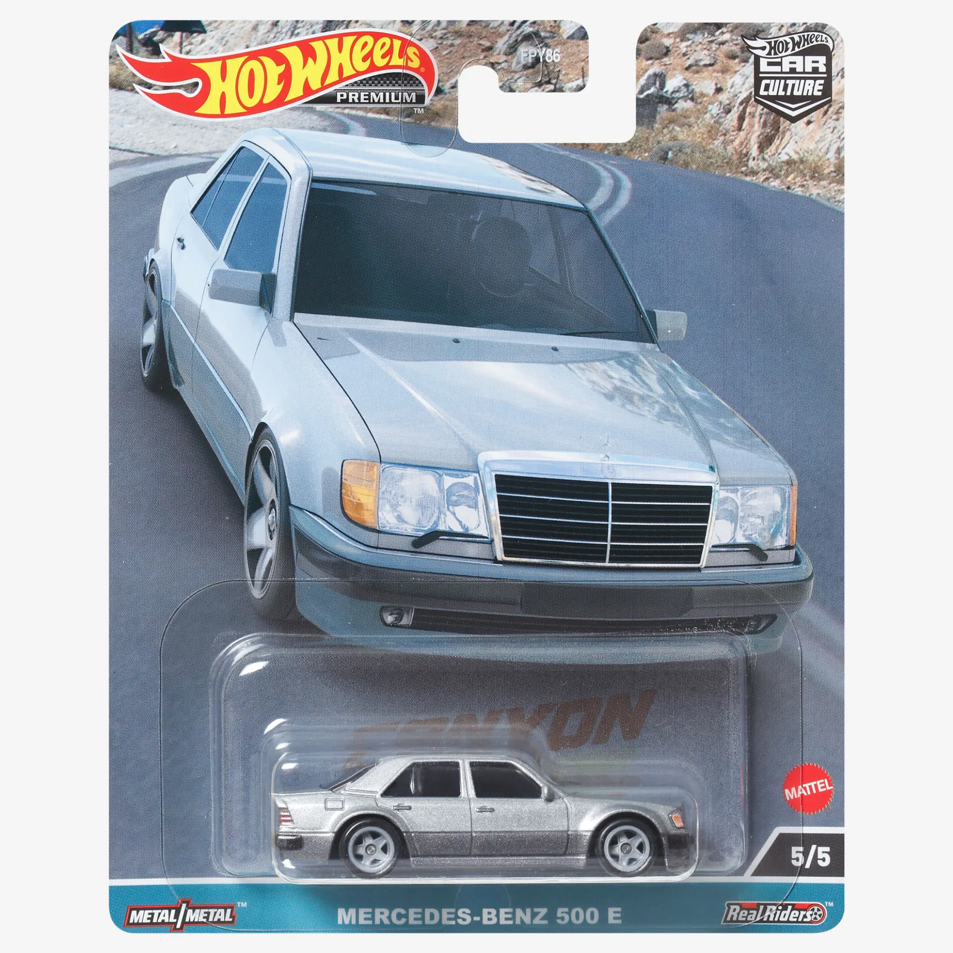 Hot Wheels Premium Car Culture Canyon Warriors – Mercedes-Benz 500E