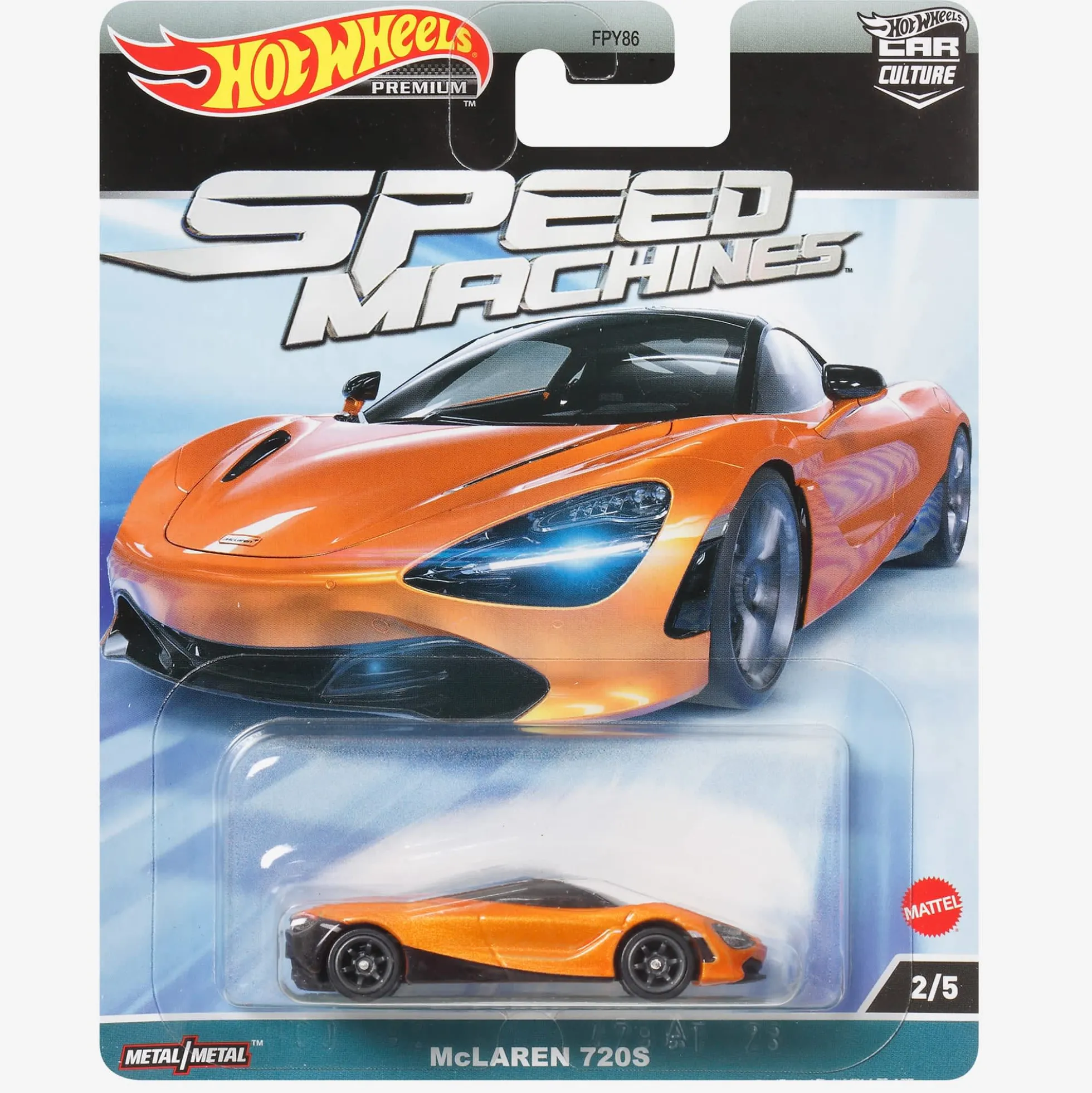 Hot Wheels Premium Car Culture Speed Machines – McLaren 720S