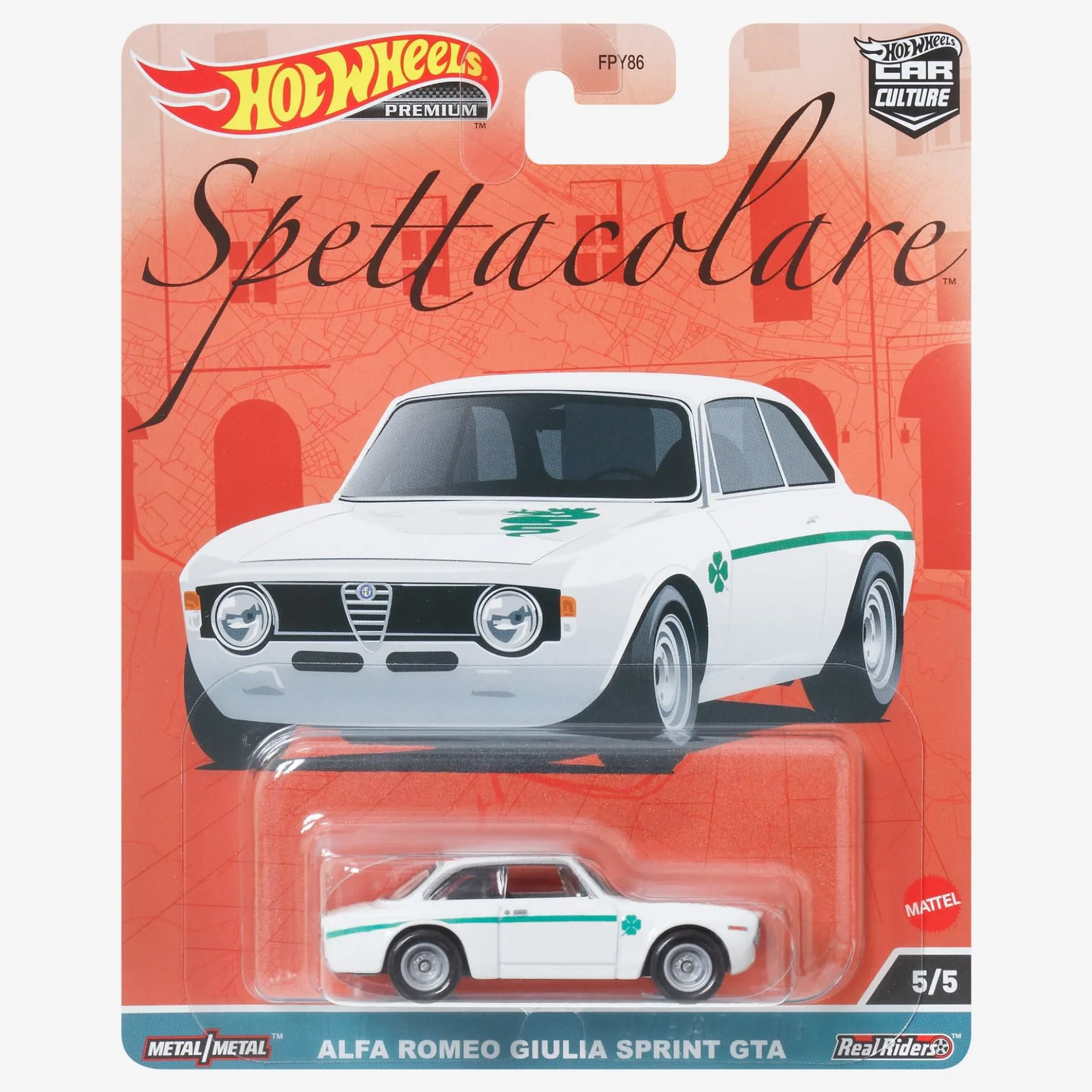 Hot Wheels Premium Car Culture Spettacolare – Alfa Romeo Giulia Sprint GTA