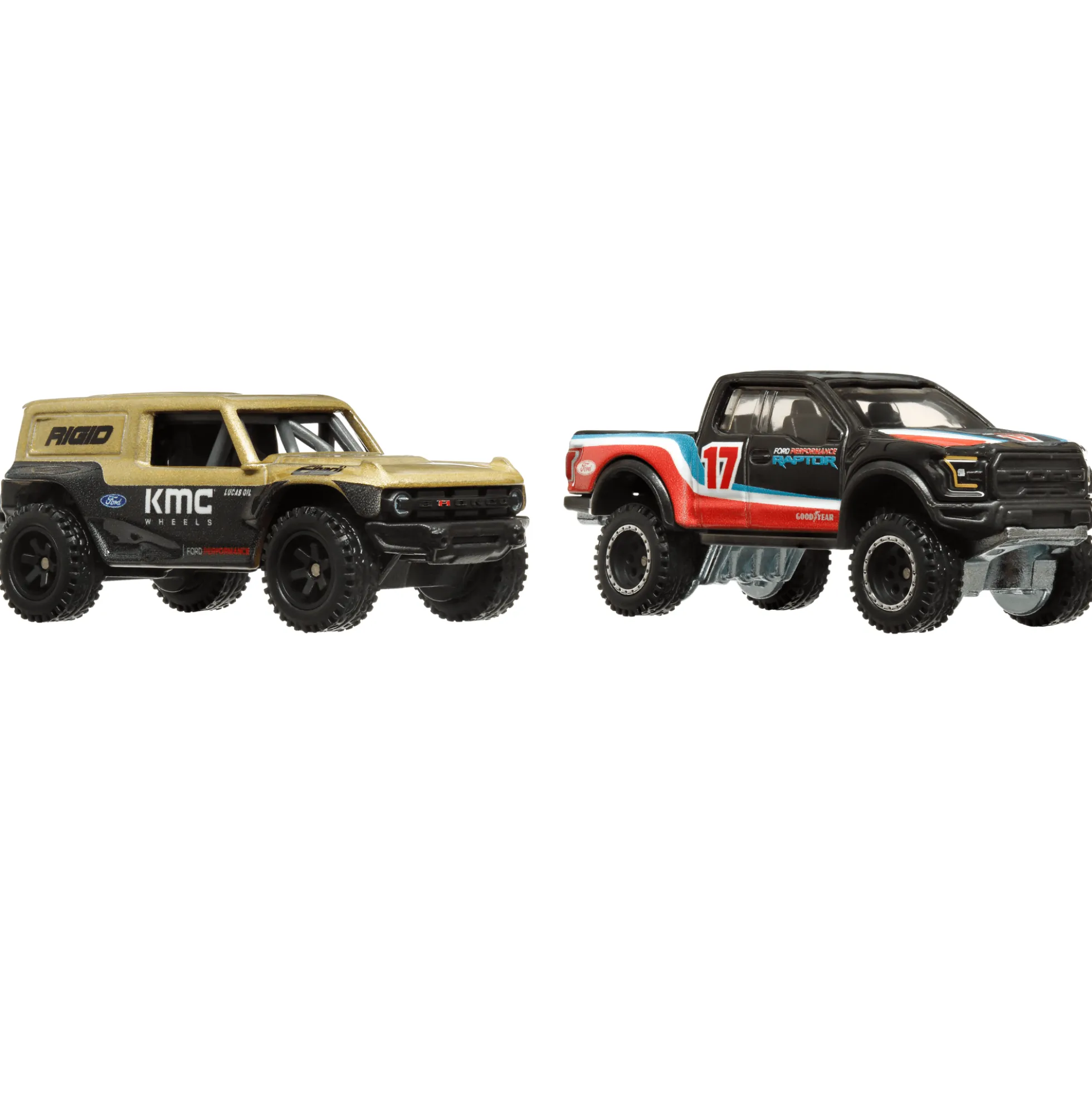 Hot Wheels Premium Car Culture 2-Pack Ford Bronco R & '17 Ford F-150 Raptor