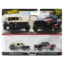 Hot Wheels Premium Car Culture 2-Pack Ford Bronco R & '17 Ford F-150 Raptor