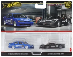 Hot Wheels Premium Car Culture 2-Pack '94 Nissan Primera & NIssian R390 GTI