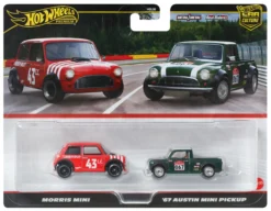 Hot Wheels Premium Car Culture 2-Pack - Morris Mini & '67 Austin Mini Pickup