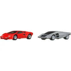 Hot Wheels Premium Car Culture 2-Pack, Lamborghini Countach LP5000 QV & Lancia Stratos Zero