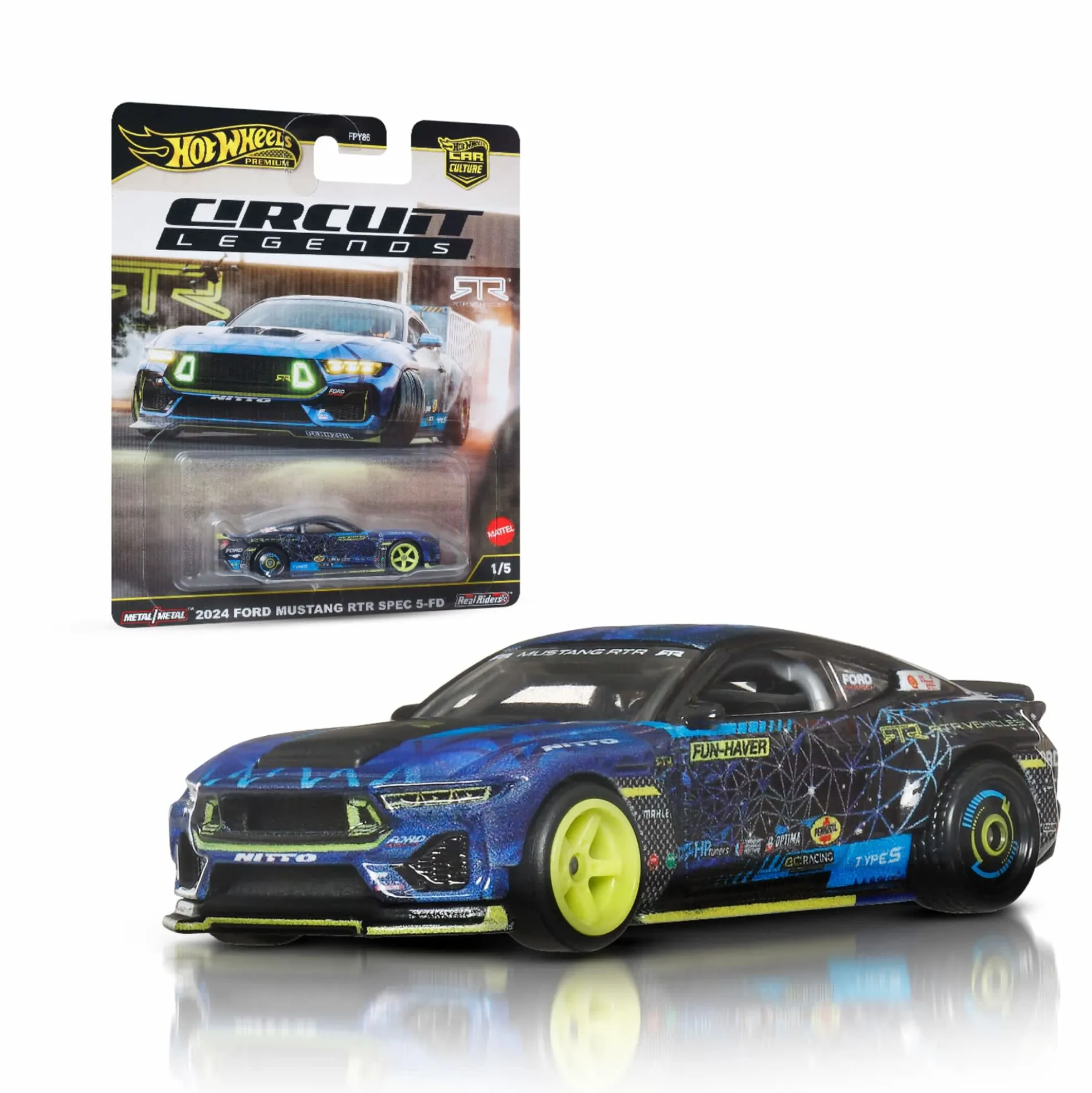 Hot Wheels Premium Car Culture 2024 Mustang RTR Spec 5-FD