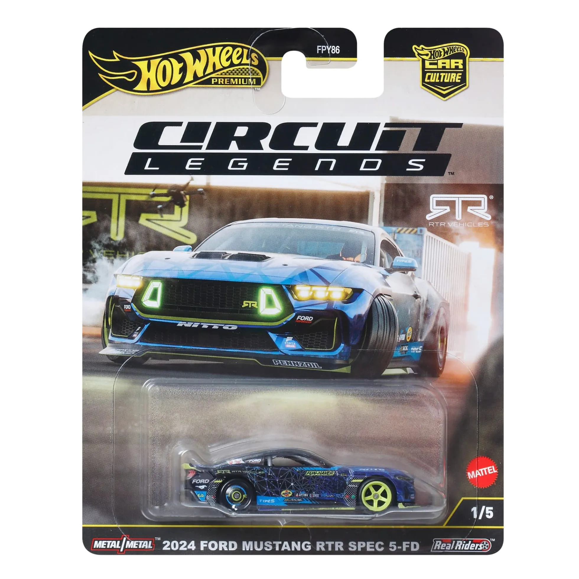 Hot Wheels Premium Car Culture 2024 Mustang RTR Spec 5-FD