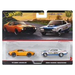 Hot Wheels Premium Car Culture 2-Pack '71 AMC Javelin & AMC Rebel Machine