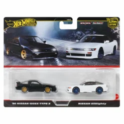 Hot Wheels Premium Car Culture 2-Pack '96 NISSAN 180SX TYPE X & NISSAN SilEighty