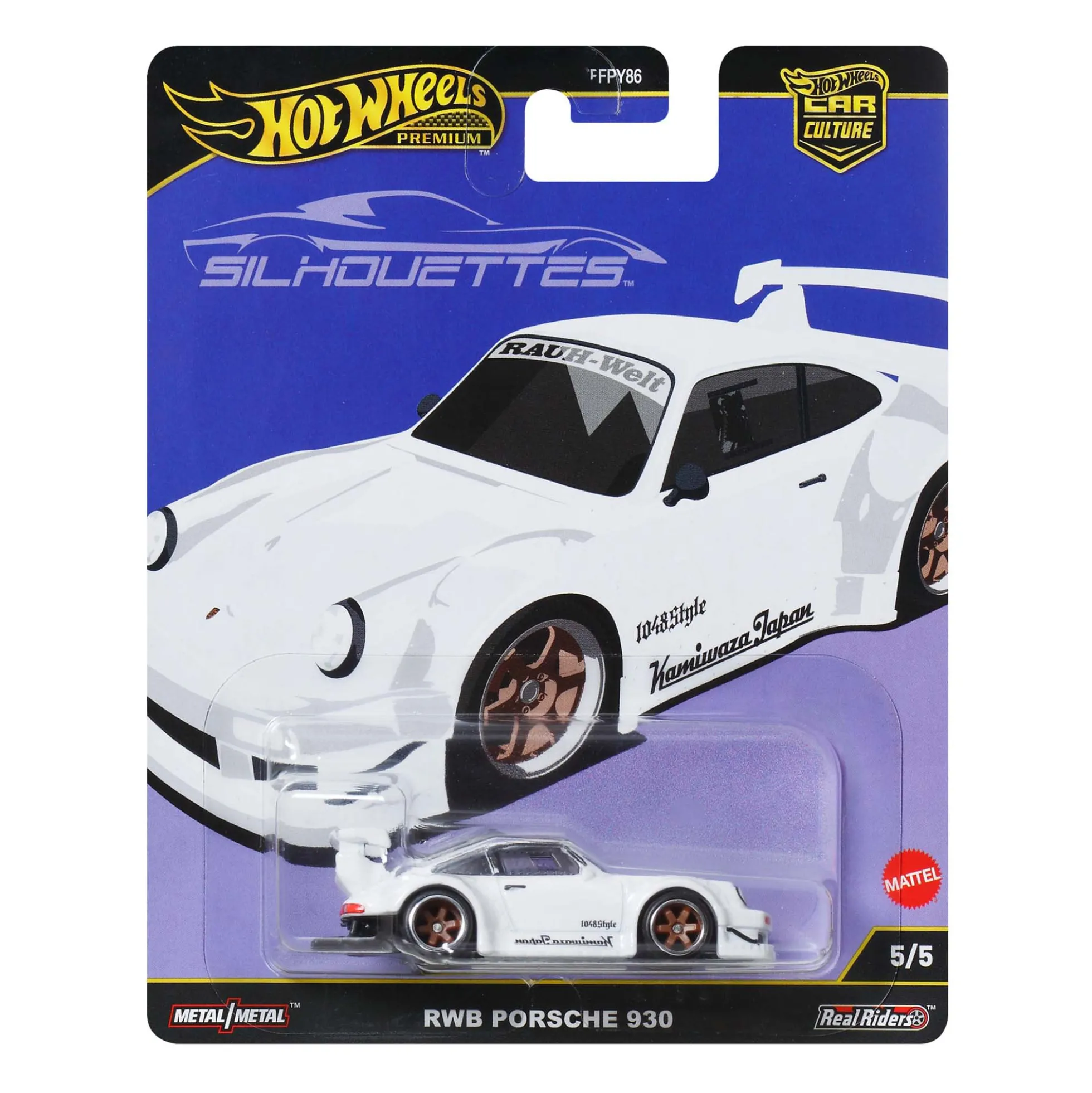 Hot Wheels Premium Car Culture Collectible Porsche 930 RWB