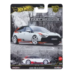 Hot Wheels Premium Car Culture Fast Wagons Audi RS 6 Avant
