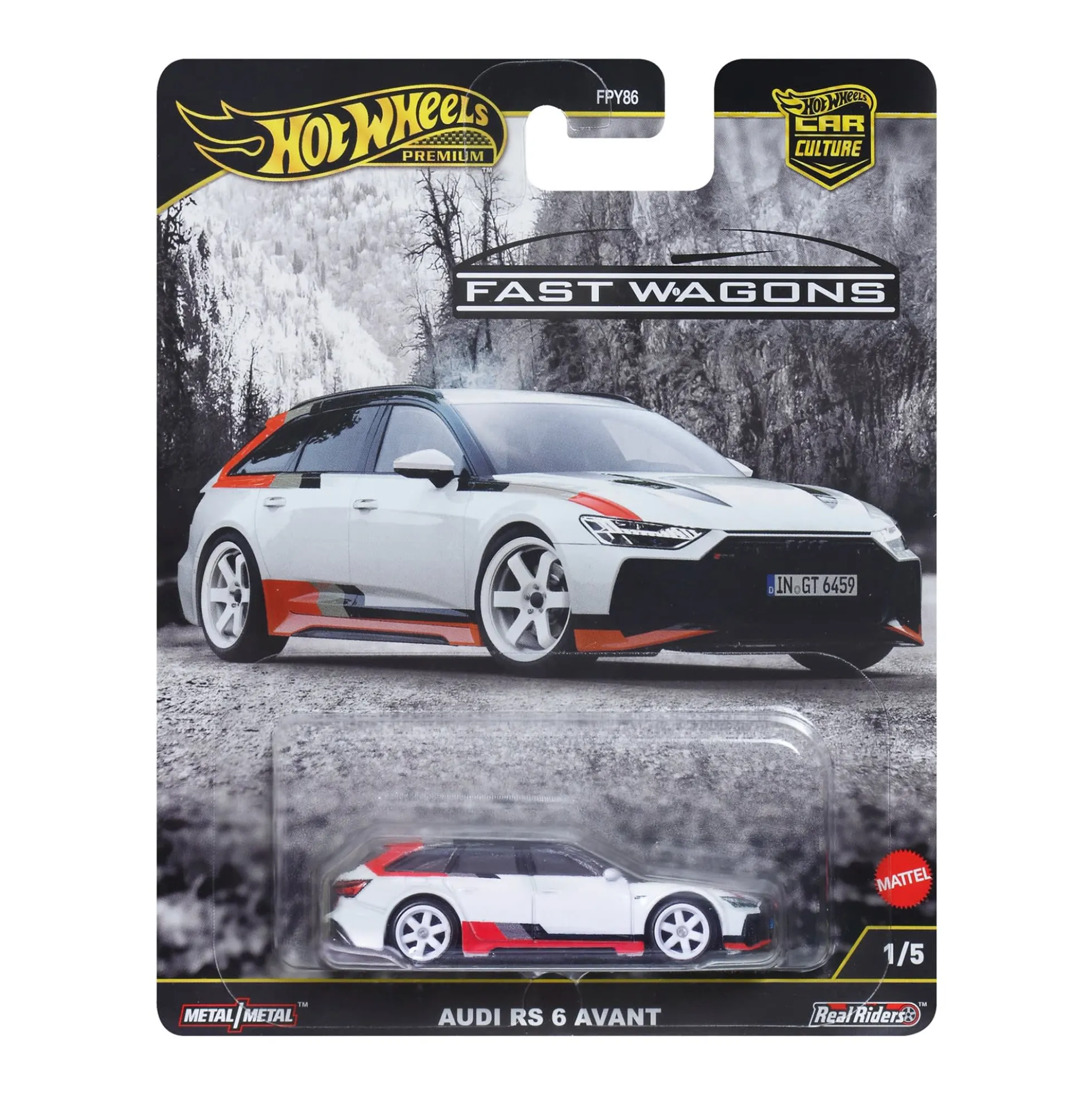 Hot Wheels Premium Car Culture Fast Wagons Audi RS 6 Avant